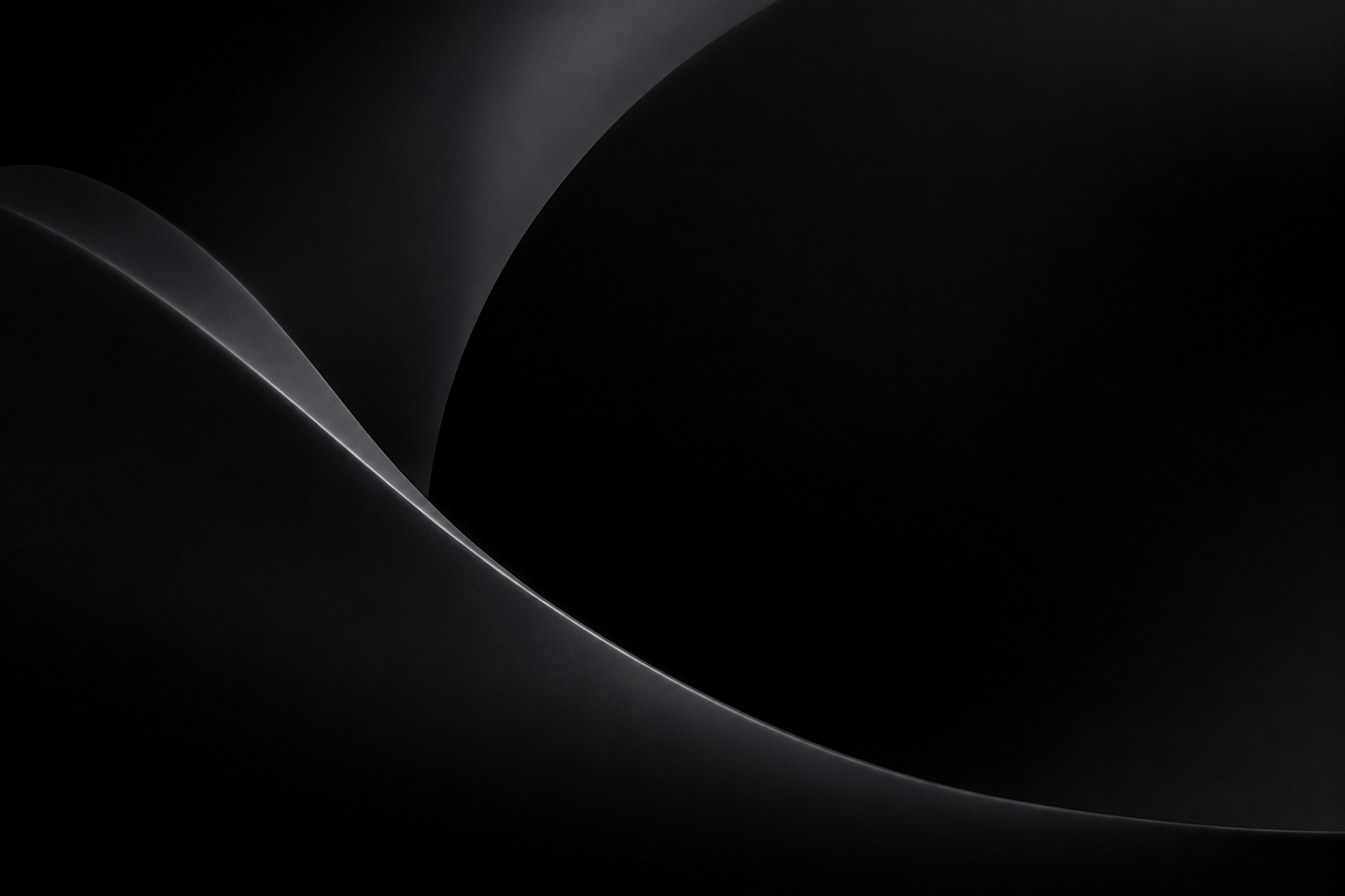 Abstract dark architectural curves